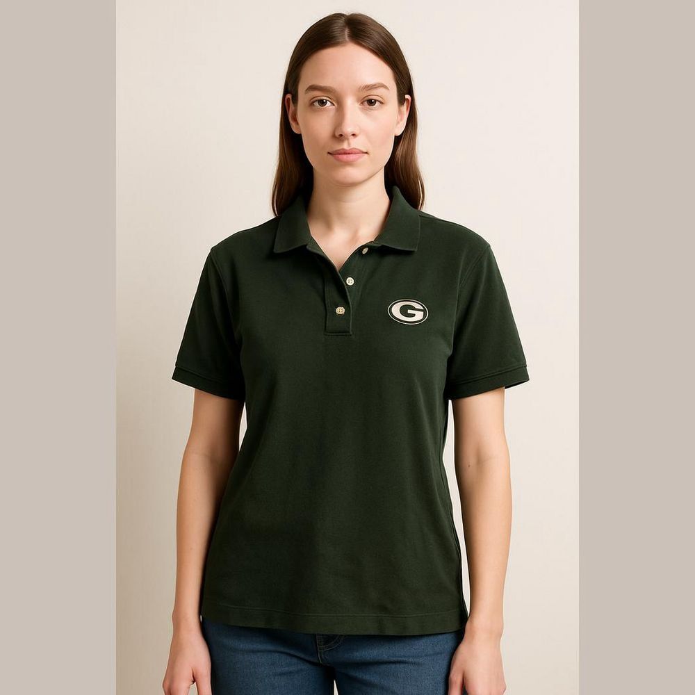 Cutter & Buck Women's Medium Polo, Black, Georgia Tech Logo